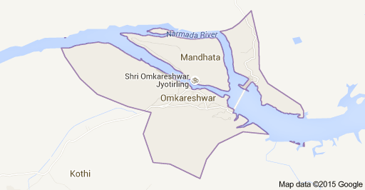 Omkareshwar Map